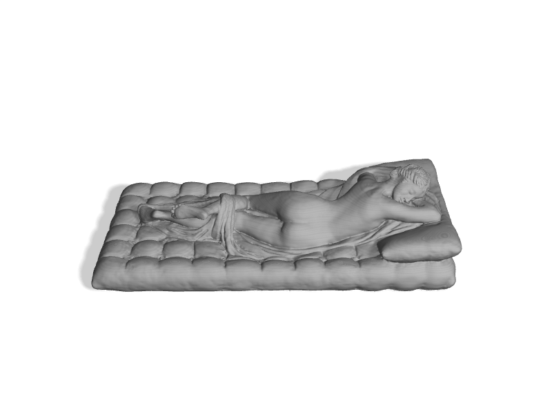 Sleeping  Hermaphroditus at the  Louvre