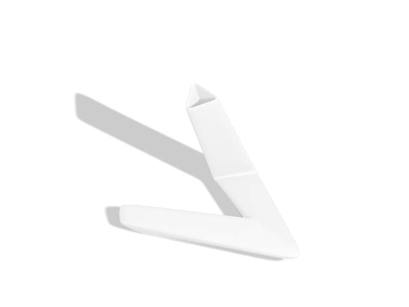 little triangle smooth vase