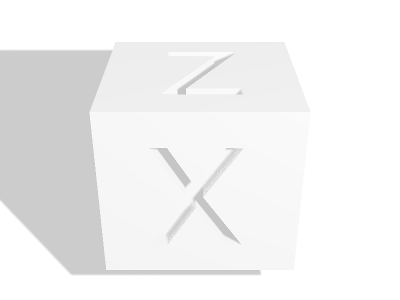 XyzCalibration cube