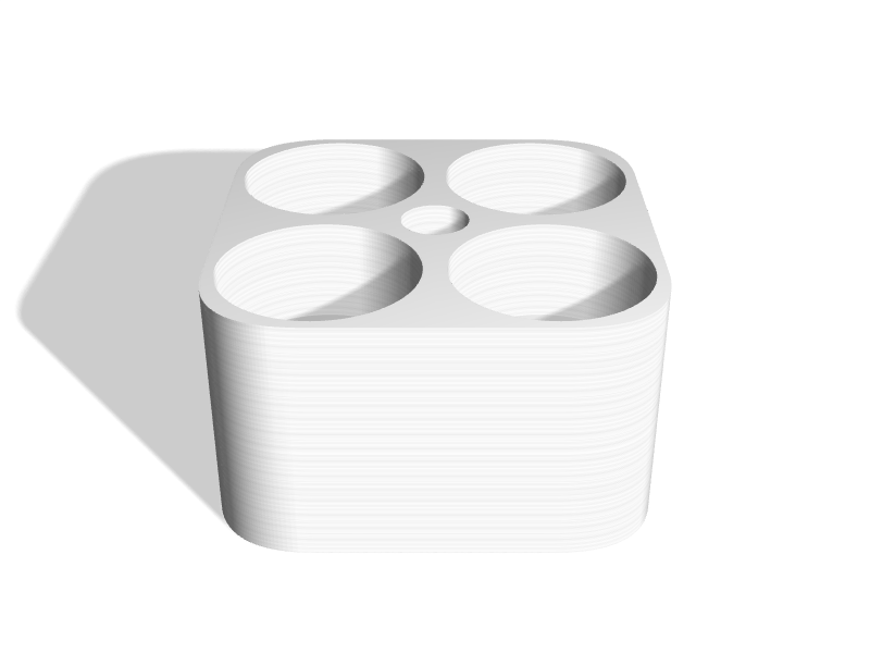 18650 2x2 Battery Holder 3d Printable Model On Treatstock