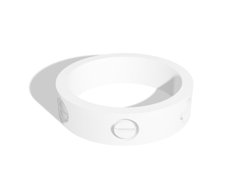 Cartier Ring Size 9 (width 6mm)