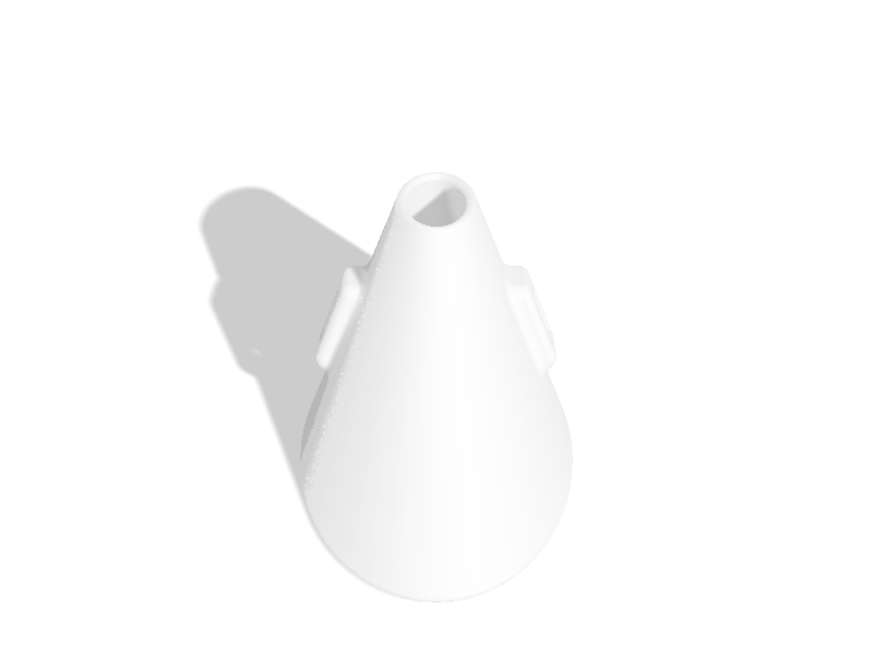 Knockstop arm holder CAD model size S(oval)