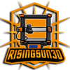 Rising Sun 3D Logo