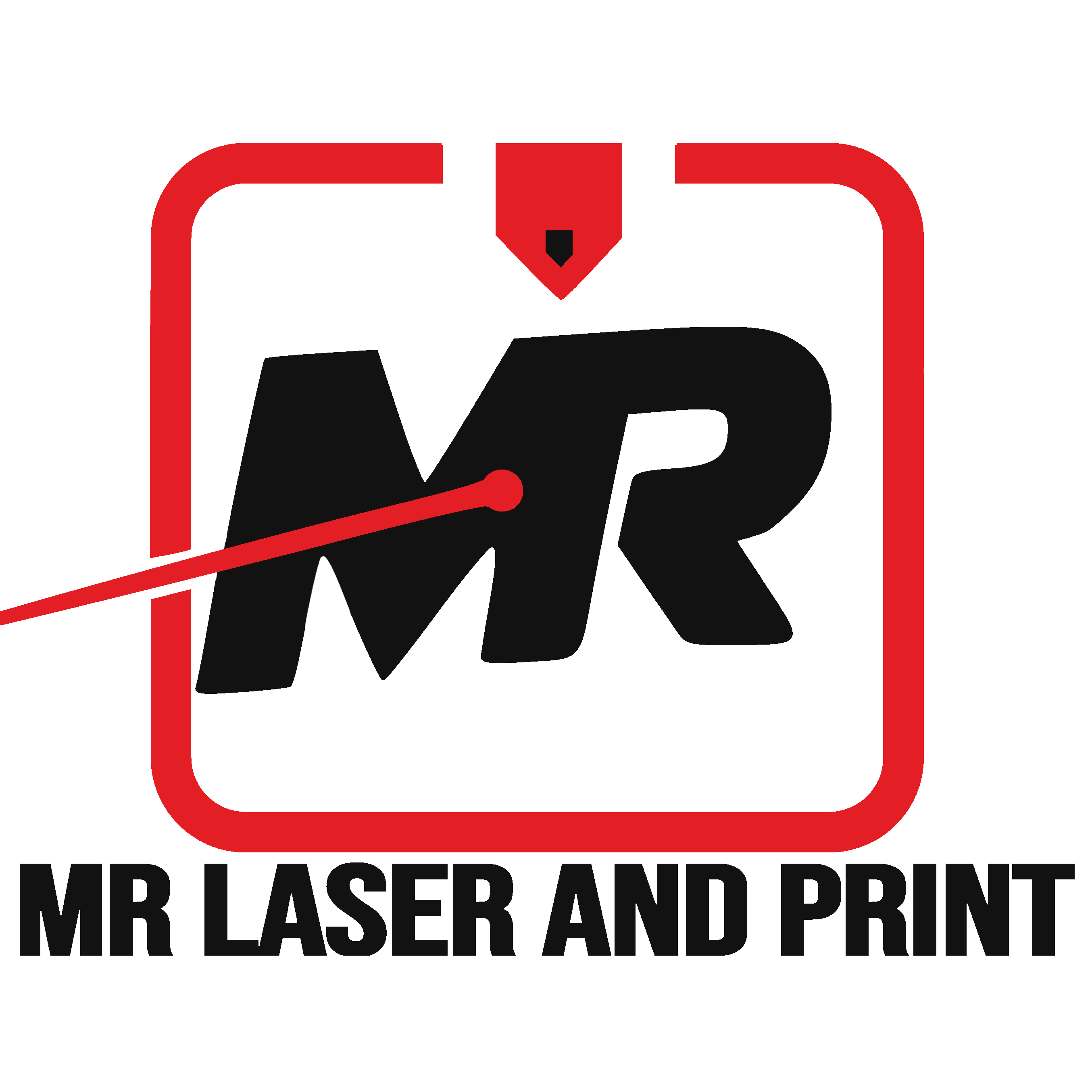M.R. Print Logo