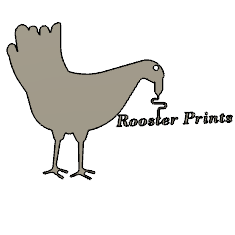 Rooster Prints