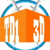 TD1 3D Logo
