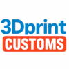 3D Print CUSTOMS Logo