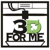 3D For Me Studio Logo