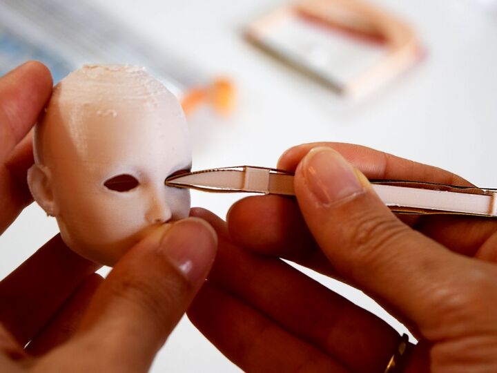 Sanding tool for tiny spaces model for 3D printing Technology 3D