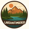 Lake and Timber 3D Logo
