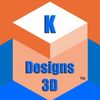 K Designs 3D Logo