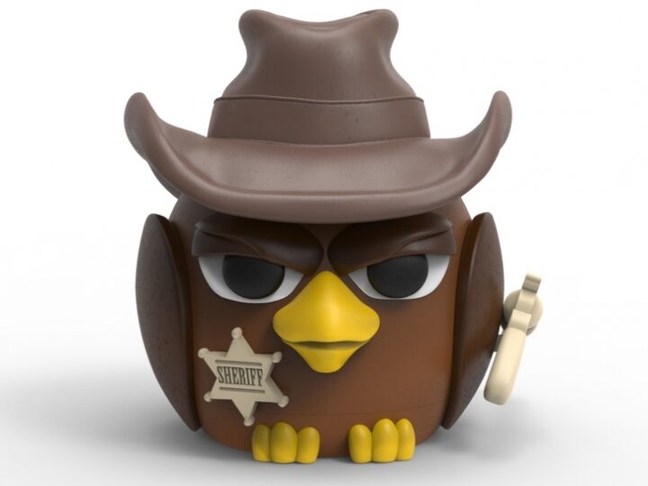 Sheriff Bird piggy bank
