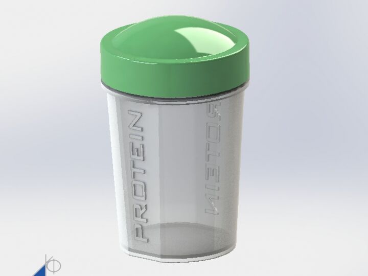 Protein Powder Cup - Small Shaker