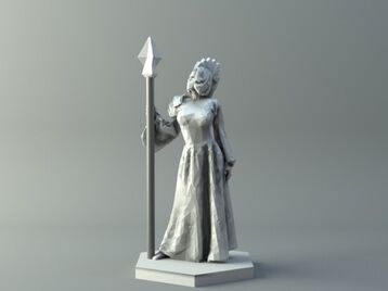 Naga witch - D&D miniature